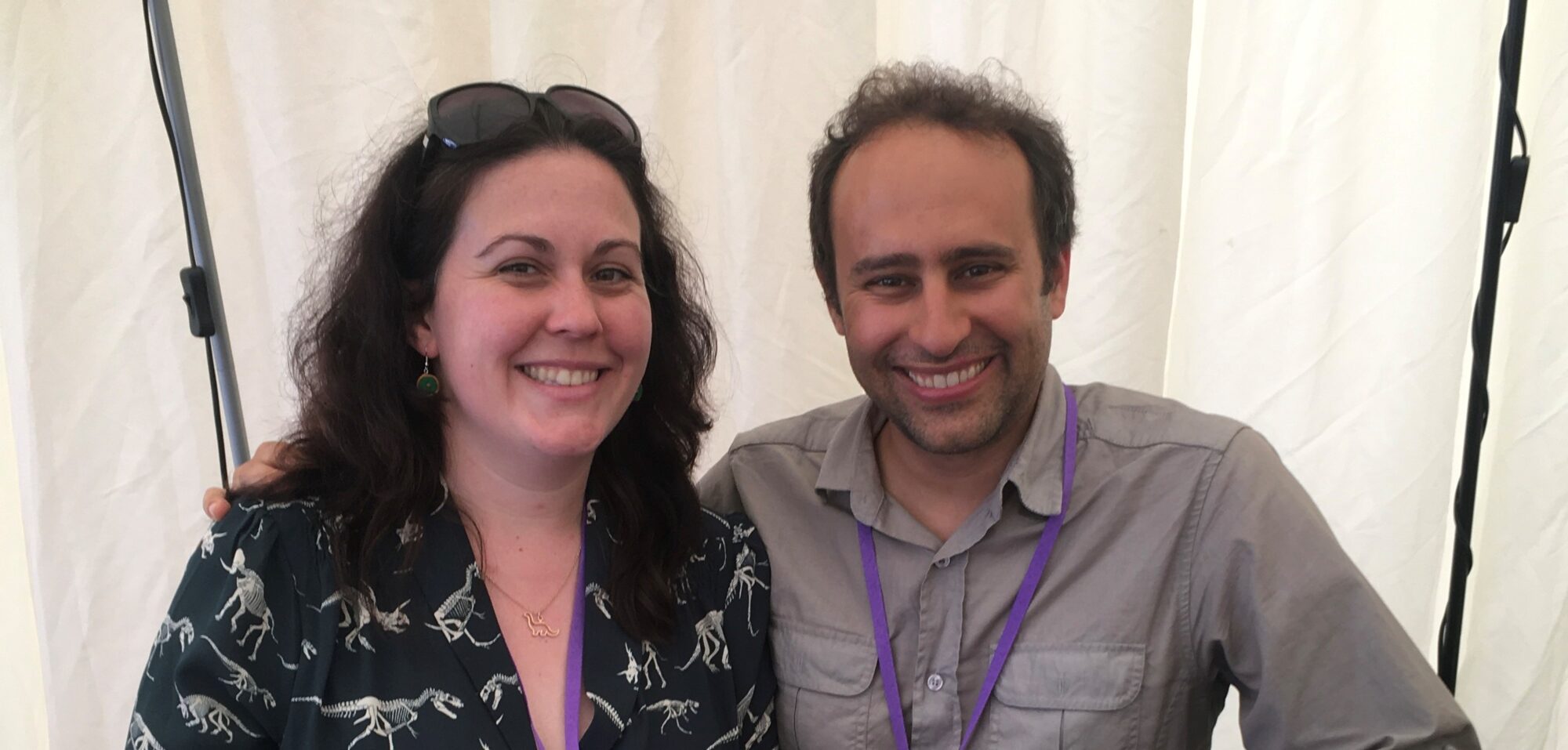 Image name Brusatte Anne Steve authors pics the 20 image from the post What Are The Best Family Events At The Raworths Children's Festival In Harrogate This October? in Yorkshire.com.