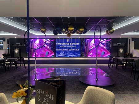 Image name Picture1 1 the 2 image from the post 'Hisense Leeds Lounge' Hospitality suite Launched at Leeds United’s Elland Road in Yorkshire.com.
