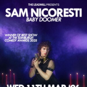 Image name Sam Nicoresti Baby Doomer at Foundry Sheffield Sheffield the 1 image from the post Sam Nicoresti: Baby Doomer at Foundry, Sheffield, Sheffield in Yorkshire.com.