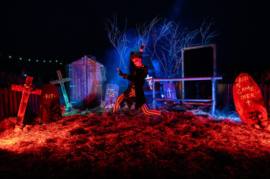 What Is The Trick Or Treat Street Halloween Event At William's Den In Yorkshire? Post image 1 Image name Trick or Treat Street at William s Den Set outdoors in an eerie maize field next to Williams Den families can choose their adventure with the option to visit during the day or after dark the 1 image from the post What Is The Trick Or Treat Street Halloween Event At William's Den In Yorkshire? in Yorkshire.com.