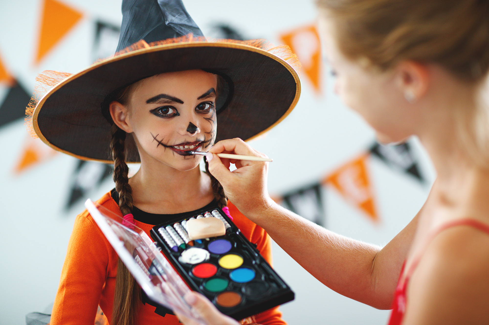 Image name halloween face painting the 19 image from the post What Are The Best Spooky Halloween Events At WX In Wakefield This October? in Yorkshire.com.