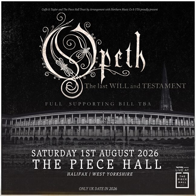 Image name image002 1 the 3 image from the post What Is The Exclusive Opeth UK Show For 2026 At The Piece Hall Yorkshire? in Yorkshire.com.