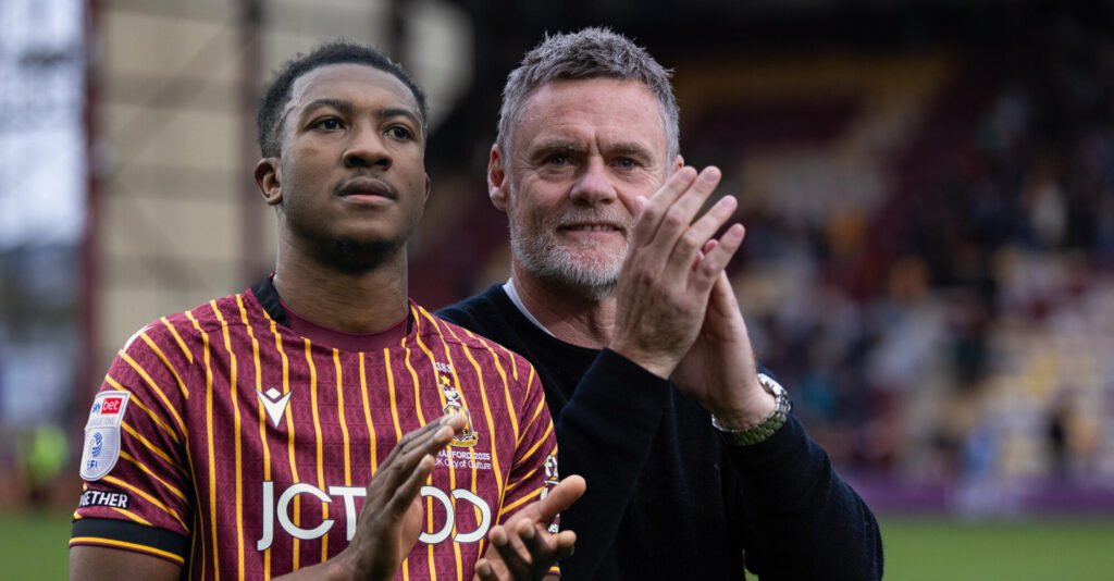 Image name unnamed 2025 10 08T111749.478 the 1 image from the post Bradford City Duo Graham Alexander And Josh Neufville Nominated For September EFL Awards in Yorkshire.com.