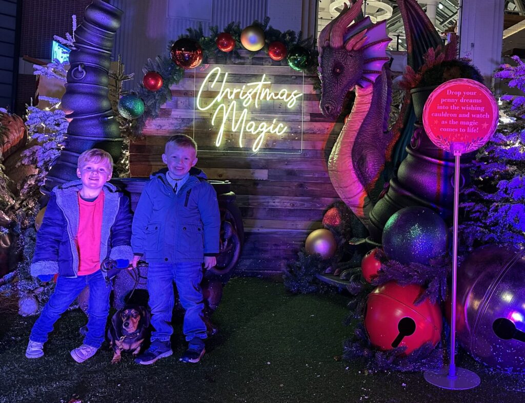 Yorkshire's Winter Wonderland Opens for its 20th Year in York Post image 1 Image name Children at the Wishing Cauldron in the Enchanted Woodland at YWW the 1 image from the post Yorkshire's Winter Wonderland Opens for its 20th Year in York in Yorkshire.com.