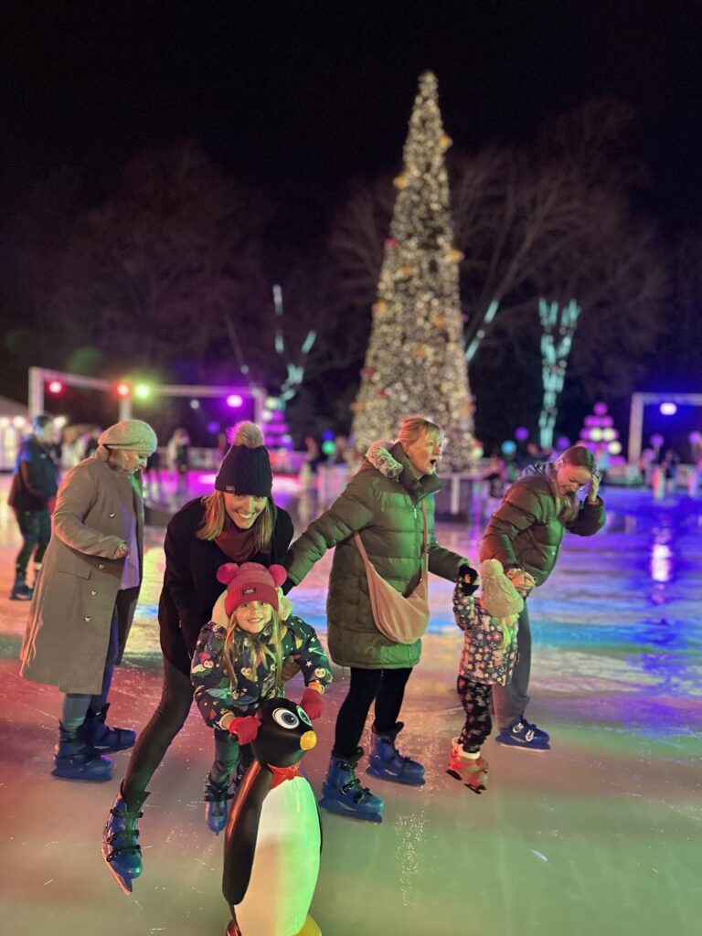 Yorkshire's Winter Wonderland Opens for its 20th Year in York Post image 4 Image name Families enjoy the opening night at Yorkshires Winter Wonderland the 4 image from the post Yorkshire's Winter Wonderland Opens for its 20th Year in York in Yorkshire.com.