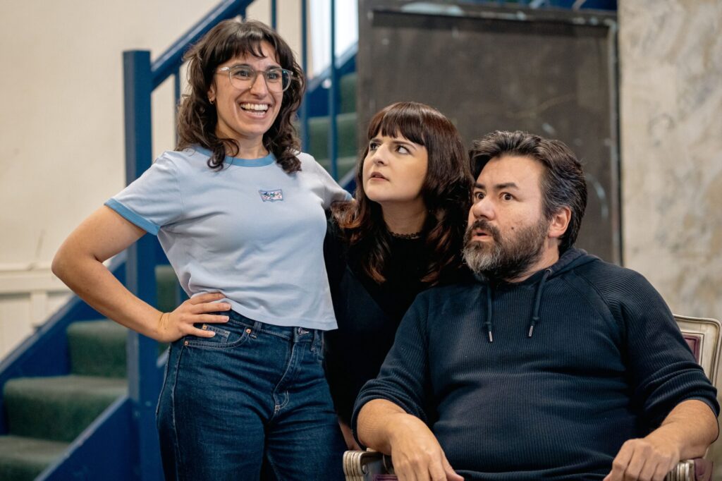 Image name L R Maryam Ali Roo Arwen Charles Doherty A Proper Merry Christmess credit Lian Furness the 1 image from the post New Festive Christmas Theatre Coming to Yorkshire in Yorkshire.com.