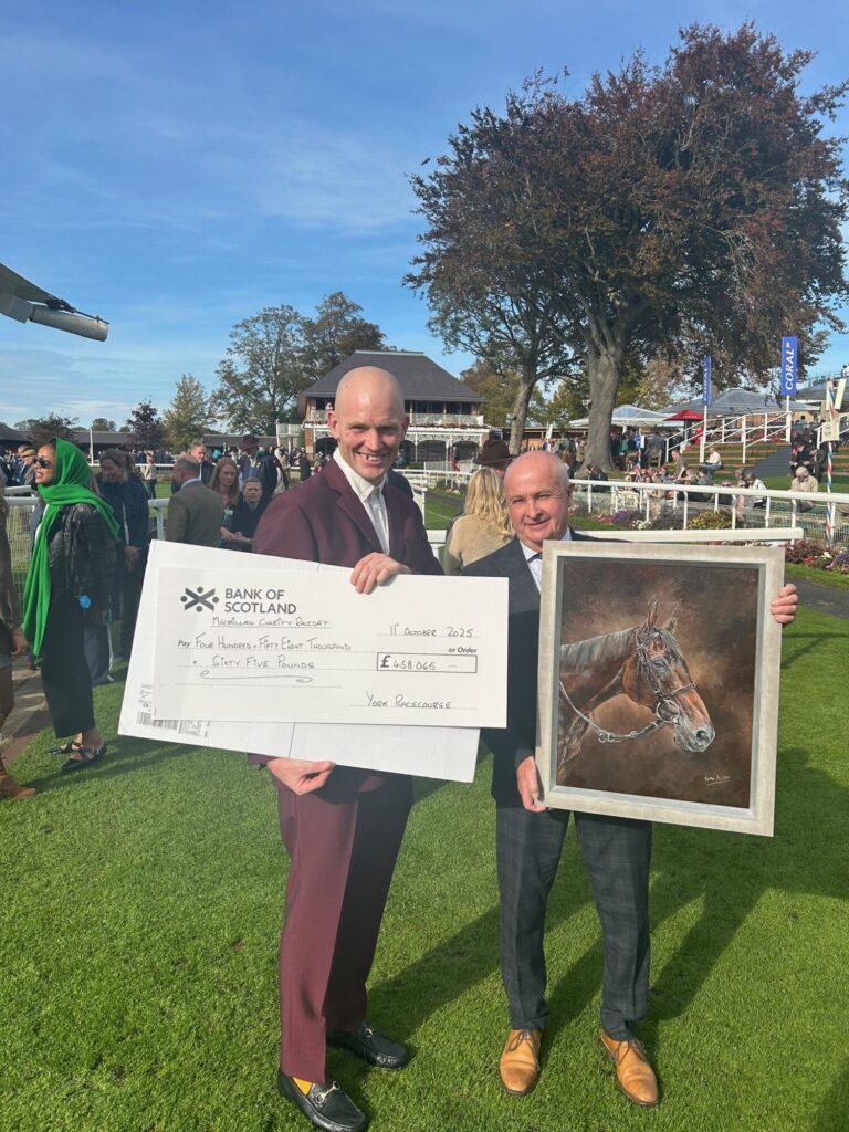 What Is The Ernest Cooper Macmillan Ride of Their Lives At York Racecourse? Post image 1 Image name Lester Lloyd and Karl Avison the 1 image from the post What Is The Ernest Cooper Macmillan Ride of Their Lives At York Racecourse? in Yorkshire.com.