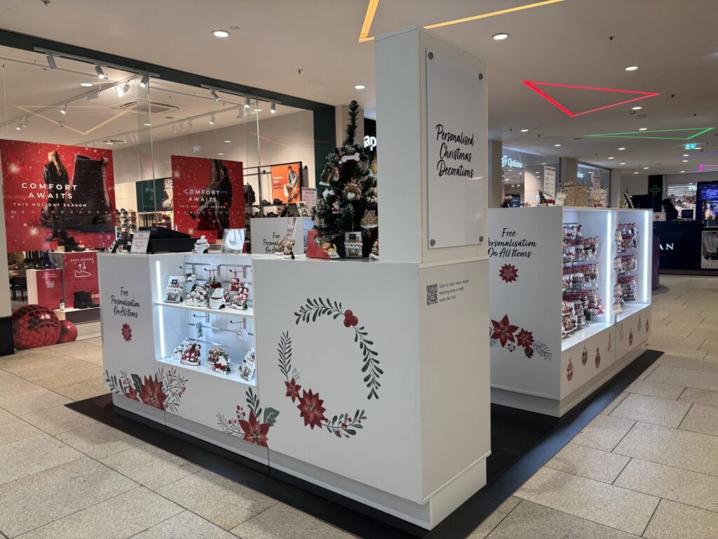 What Festive Pop-Ups Are At Trinity Leeds? Post image 5 Image name Personalised Christmas Decorations the 5 image from the post What Festive Pop-Ups Are At Trinity Leeds? in Yorkshire.com.