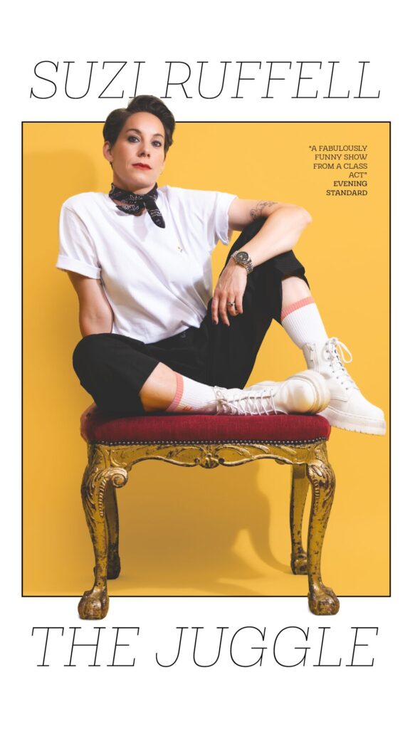 The Ultimate Support Group: Suzi Ruffell’s ‘The Juggle’ Tour Extended! Post image 1 Image name SR TheJuggle Story the 1 image from the post The Ultimate Support Group: Suzi Ruffell’s ‘The Juggle’ Tour Extended! in Yorkshire.com.