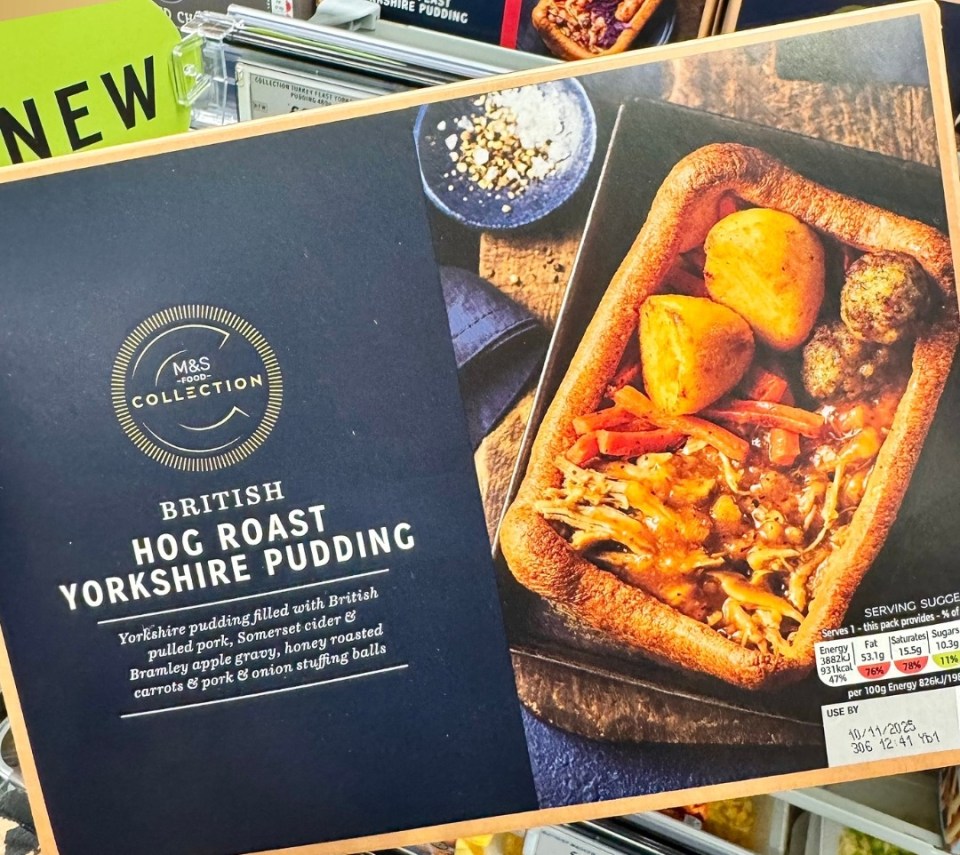 Where To Buy The Marks And Spencer Christmas Dinner Yorkshire Pudding Meal Post image 1 Hog Roast Yorkshire Pudding