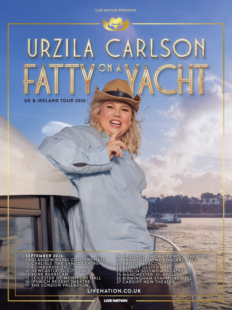 Urzila Carlson's Fatty On A Yacht UK Tour is Coming to York Post image 1 Image name unnamed 2025 11 28T123258.845 the 1 image from the post Urzila Carlson's Fatty On A Yacht UK Tour is Coming to York in Yorkshire.com.