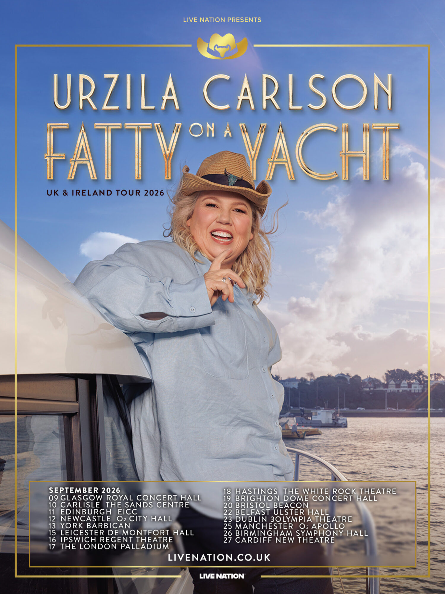 Image name unnamed 2025 11 28T123258.845 the 20 image from the post Urzila Carlson's Fatty On A Yacht UK Tour is Coming to York in Yorkshire.com.