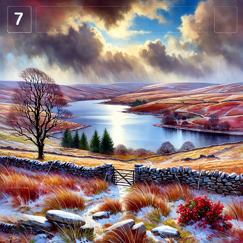 Image name 7 moorland reservoir advent calendar the 18 image from the post Day 7 – Christmas 2025 in Yorkshire.com.